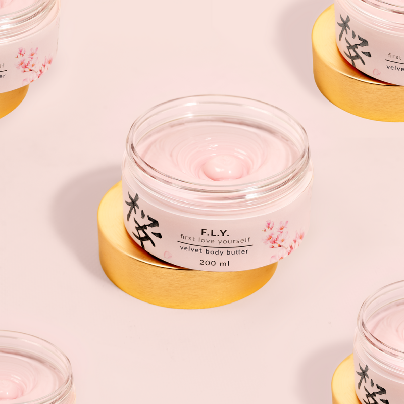 F.L.Y. - VELVET BODY BUTTER - Shea és kókuszvajas testvaj