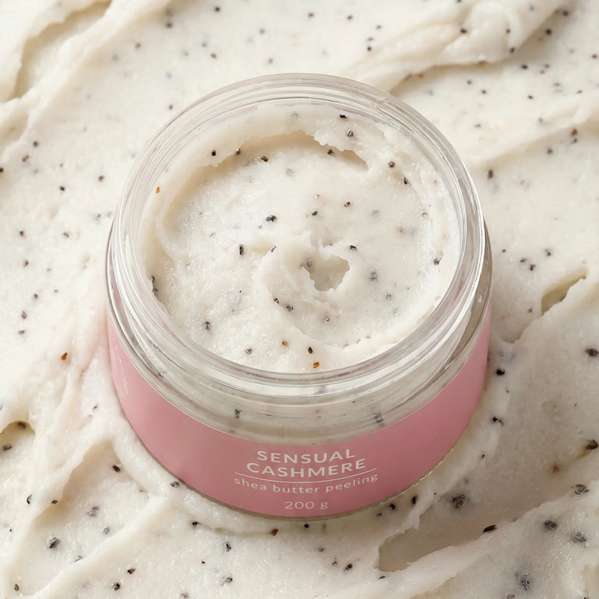 Sensual Cashmere - Shea Butter Peeling - Sós testradír